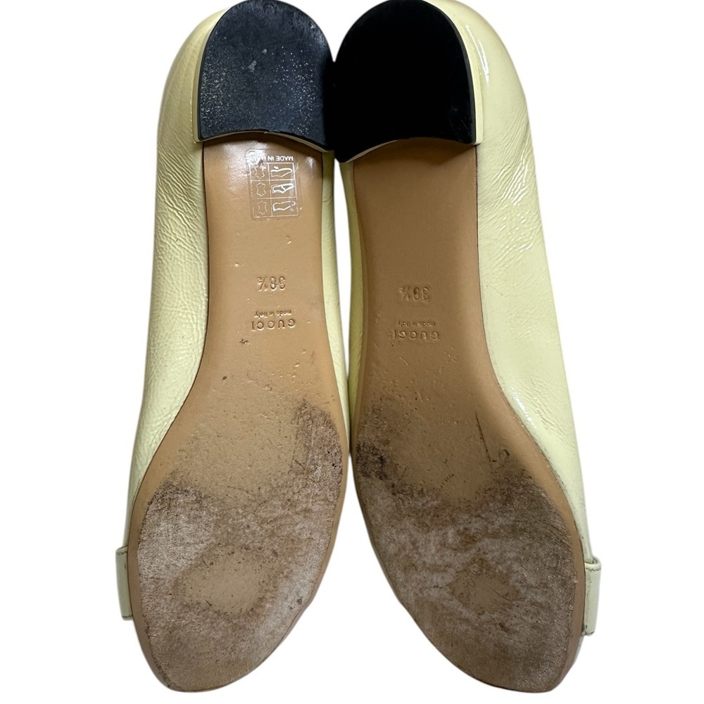 Gucci Women's Cream Leather Pumps - Picture 7 of 16